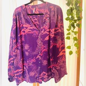 Free People oversized blouse